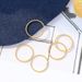 Indifferent Instagram Style, Niche Personality, Titanium Steel Circular Ring Men's And Women's Styles, Gold-plated Tail_ipsvogv.com