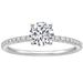 Sanjie simple S925 silver plated simulated zircon ring, please order a wedding ring_ipsvogv.com