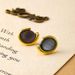 Versatile Snake Ring, Black Butterfly Shell, Exquisite Small Earrings, High-end Feeling, Light Luxury Temperament,_ipsvogv.com