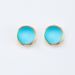 Round geometric earrings with advanced speckles, oil mist surface earrings, personalized design, and ear accessories_ipsvogv.com