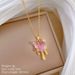 Steel 【 Titanium 】 Love Tassel Light Luxury Temperament Gorgeous Full Diamond Necklace Women's Versatile Collarbone 【 】_ipsvogv.com