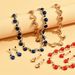 Women's Jewelry Wedding Accessories Alloy Inlaid Multi-color Flower Resin Necklace_ipsvogv.com