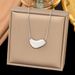 Hip Hop Cool Style Titanium Snake Bone Women's Collarbone Chain Gold-plated Stainless Steel Pendant Necklace Women_ipsvogv.com