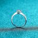 New Women's Simple And Fashionable Generous Ring Heart Shaped Zircon Hot Selling White Copper Ring Proposal Wedding Strongly Recommended_ipsvogv.com
