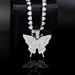 Hot Selling Butterfly Rhinestone Necklace Clavicle Chain Choker Accessories_ipsvogv.com