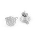 Popular 304 Stainless Steel Accessories, Round Flat Hollow Bottom Bracket, Pins, And Earring Accessories DIY Handmade_ipsvogv.com