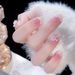 Spring Gentle Camellia Manicure Paste Powder Blusher Pearl Sweet Student Wearable Removable Nail Slice Finished Product Paste_ipsvogv.com