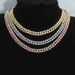 Jewelry & Accessories New Zircon Cuban Chain Necklace Fashion Trend Women's Cuban Chain Necklace_ipsvogv.com