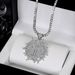 2025 New Thorn Cross Zinc Alloy Full Rhinestone Pendant Tennis Necklace_ipsvogv.com