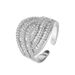 Hot Selling Exaggerated Diamond Filled Zircon For Women's Fashionable And Versatile Personality Ring_ipsvogv.com