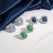 Elegant Wealthy Women's Geometric Square, Romantic Fashionable With Temperament, Exquisite , Shiny And High-end_ipsvogv.com