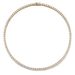Unisex Full Diamond Hip Hop Jewelry Fashion 2-6mm 4-Claw Copper Inlaid Zircon Tennis Necklace_ipsvogv.com