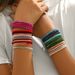 2024 New Geometric Fashion Women's Bracelet Set with Personalized Colorful Rice Bead Weaving Design and Handstring_ipsvogv.com