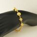 Real Gold Electroplated Cat Eye Brushed Round Ball For Women, With High-end Feel And A Niche New Chinese Style Bracelet_ipsvogv.com