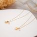Small Shaped Simple Pendant Titanium Steel Thin Fashion Clavicle Chain Girl Heart Gold Lock Necklace_ipsvogv.com