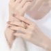 Baolai Xing Light Luxury Jewelry High Grade Zircon For Women's Instagram Fashion Super Sparkling Leaf Row Diamond Ring_ipsvogv.com