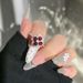 Small Niche Design, Light Luxury, Feeling, Four Leaf Clover Open Ring, Full Of Diamonds, Micro Inlaid Zircon, Super_ipsvogv.com