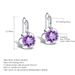 Fashion Simple Natural Yellow Amethyst Earrings S925 Silver Inlaid Topaz Gemstone Earrings_ipsvogv.com