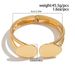 Cyberpunk Metal Smooth Open Fashion Geometry Water Drop Bracelet For Women_ipsvogv.com