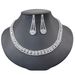 Ladies' Jewelry BRILLIANT BRIDE - Diamond Wedding Jewelry Set (Necklace & Earrings, Luxury Bridal Accessories)_ipsvogv.com