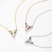 pendant Necklace, Creative And Fashionable V-letter Cross Chain Necklace Accessory_ipsvogv.com