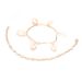 New Bohemian Fashionable Natural Shell Pendant Hollow Round Plate Bracelet 2-piece Set_ipsvogv.com