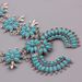 New Turquoise Necklace With Exaggerated Personality, Bohemian Trendy Fashion Jewelry_ipsvogv.com