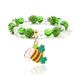 St. Patrick beaded bracelet niche pearl acrylic bracelet alloy pendant jewelry_ipsvogv.com