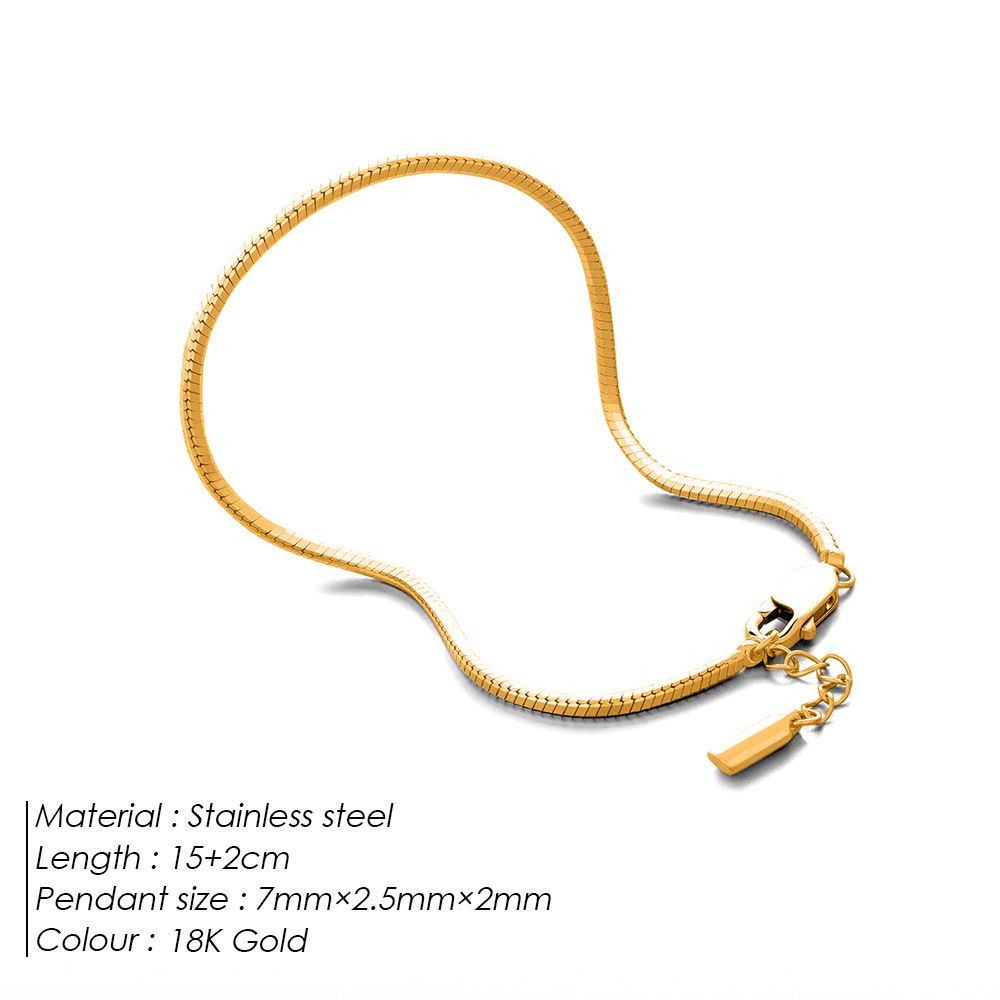 Men's Jewelry Stainless Steel Octagonal Chain Snake Bone Bracelet Fashionable Personality Temperament Titanium Steel Bracelet Ornaments_ipsvogv.com