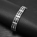 Minimalist Punk Hip-Hop Trendy Men's Motorcycle Titanium Korean Style Stainless Steel Silicone Bracelet_ipsvogv.com
