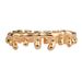Unisex 10 Tooth Teardrop Style Hip Hop Braces Gold Braces Personality Trend New Style_ipsvogv.com