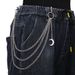 Waist Jewelry, Personalized And Minimalist Hip-hop Moon Pendant, Street Photo, Multi-layer Pants Chain_ipsvogv.com