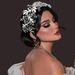 Bridal Headdress Hand Inlaid Rhinestone Leaf Shape Headband Floral Crystal Headband_ipsvogv.com