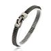 Fashion Simple Men's Double Row Stainless Steel Trendy Hip-Hop Dragon Bone Snake Chain Bracelet Accessories_ipsvogv.com