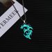 Nighttime Flame Dragon Wolf King Necklace, Earth Cool Men's And Women's Instagram Personalized Bounce Diary Pendant, Hip_ipsvogv.com