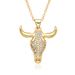 New Ins Style Hot Selling Fashion Personality Bull Head Bull Female Pendant Necklace_ipsvogv.com