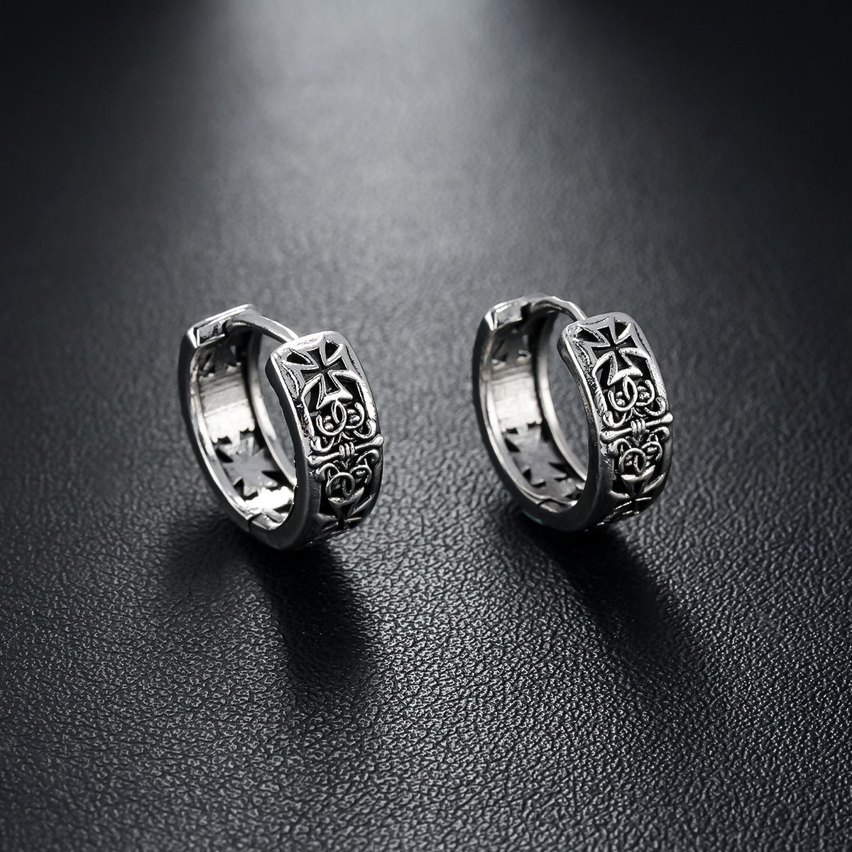 Cross Pattern Men, New Fashion Trend, Personalized For Women, High-end Versatile Accessories, Earrings_ipsvogv.com