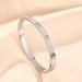 Kajia Man Tian Xing Two Rows Diamond For Men And Women's Fashion New Style Bracelet Titanium Steel Rose Gold_ipsvogv.com