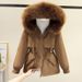 Women's Clothing new winter style parkas, versatile cotton coats for women, Korean style short cotton coats, loose coats and cotton padded jackets_ipsvogv.com