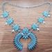 New Turquoise Necklace With Exaggerated Personality, Bohemian Trendy Fashion Jewelry_ipsvogv.com