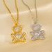 Little Bear Love Dynamic Necklace For Women, Japan South Korea, Sweet Elegant, Creative Personalized Necklace, Light_ipsvogv.com