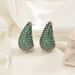 Style Water Drop Earrings Light Luxury Female Temperament Fashion Inlaid Zirconium Earrings_ipsvogv.com