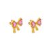 Exquisite Design, Cat Eye Stone Butterfly Feminine Temperament, Zircon Inlaid Earrings, Versatile, Simple And_ipsvogv.com