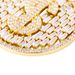 Hip Hop Dollar Symbol Personality Pendant Real Gold Electroplated Full Zircon Hip Hop Trendy Necklace Accessories_ipsvogv.com