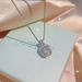 Hot Sale Simple And Fashionable Korean High Carbon Zircon Ring Earring Pendant White Copper Three Piece Birthday Gift_ipsvogv.com