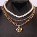 Jewelry Personality New Handmade String Baroque Pearl Temperament Instagram Multi-layer Love Necklace_ipsvogv.com