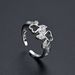 Women’s Jewelry Set Fashion Irregular Diamond Zircon CZ Love Lace Open Ring Female Jewelry Adjustable_ipsvogv.com