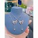 Zuyin 999 Escape Princess Bow Pure Silver Tassel Sweet And Fresh Collar Chain Women's Necklace_ipsvogv.com