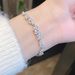 S Pure Silver Witeria Flower Smile Bracelet 2023 Women' Light Luxury Niche Exquiite Handmade New Gift For Bet_ipsvogv.com
