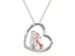 S Sterling Silver Heart Shaped Letter Pendant Best Friend Gift Sisters Embraces Fashion_ipsvogv.com